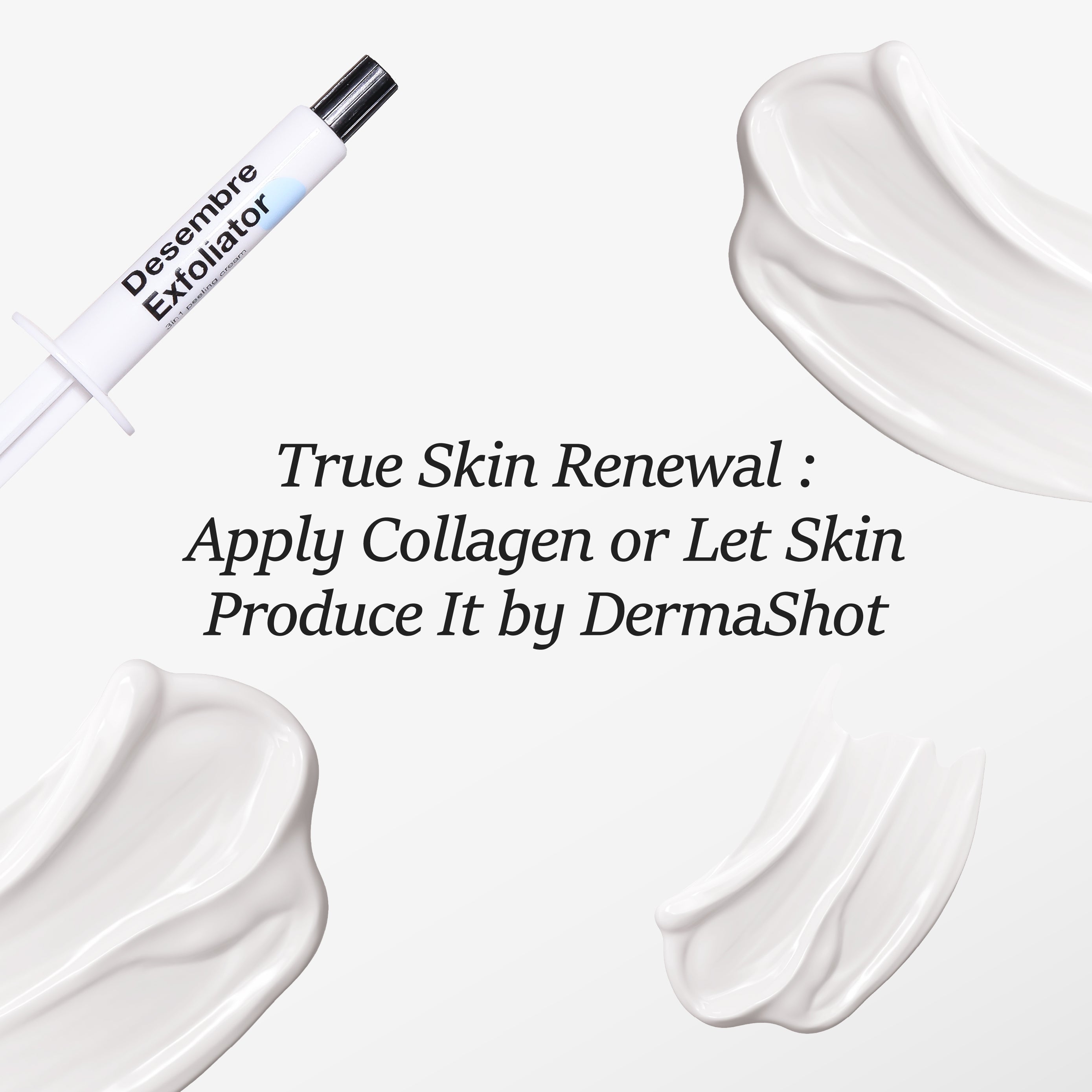 True Skin Renewal : Apply Collagen or Let Skin Produce It by DermaShot